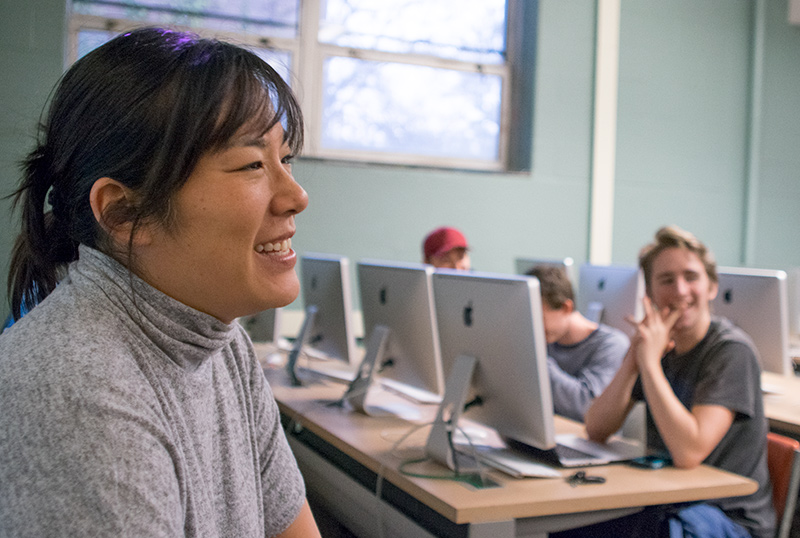 Carleen Ling-An Hsu teaching a course at MSU. 